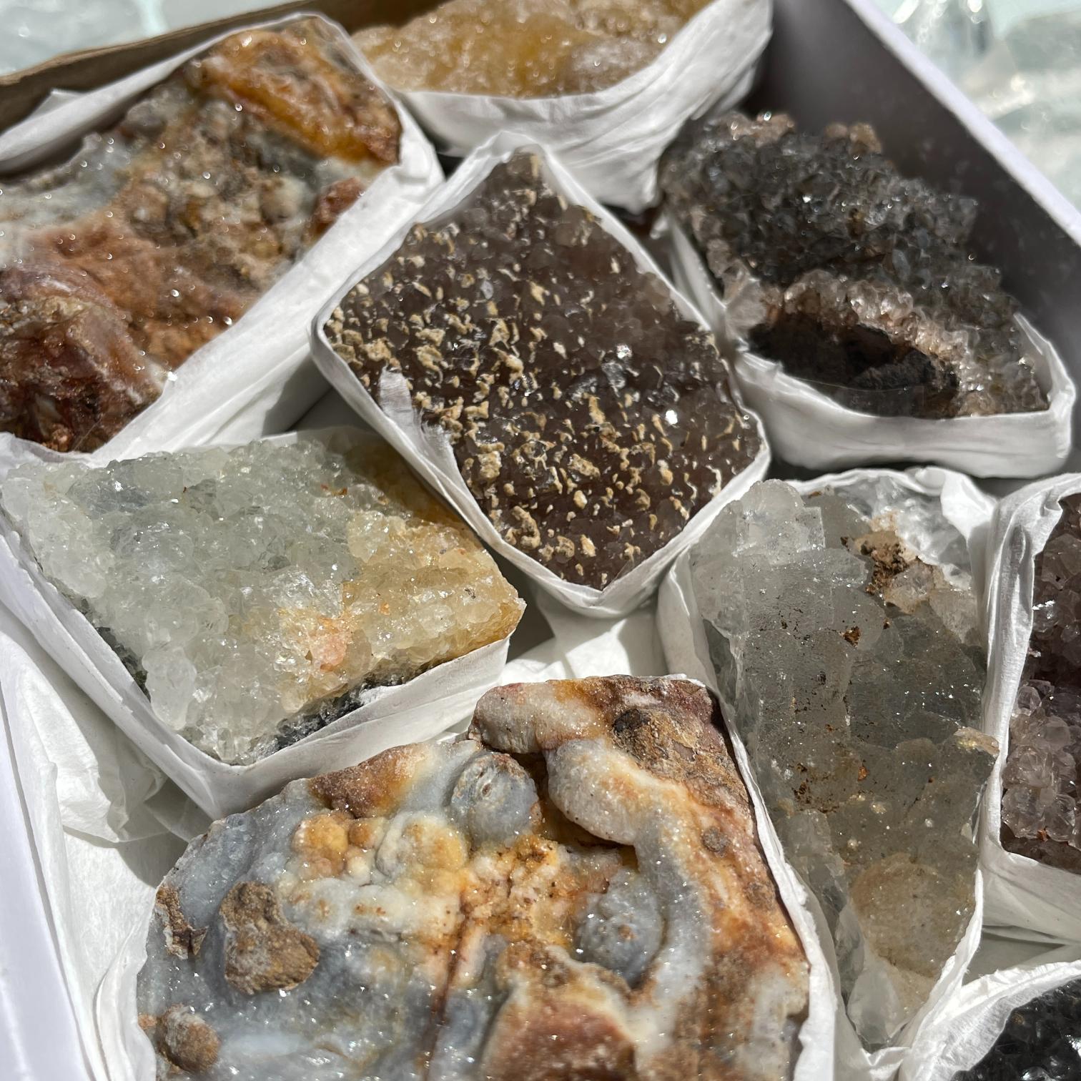 Druzy Quartz Cluster Tray - Small Druzy Quartz Cluster Tray - Small